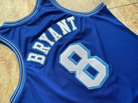 Men's Kobe Bryant Blue Retro Classic Team Jersey
