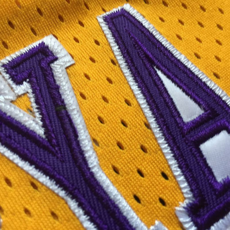 Men's Kobe Bryant Yellow Retro Classic Team Jersey