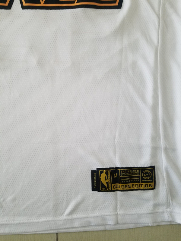 Donovan Mitchell 45 White Golden Edition Jersey
