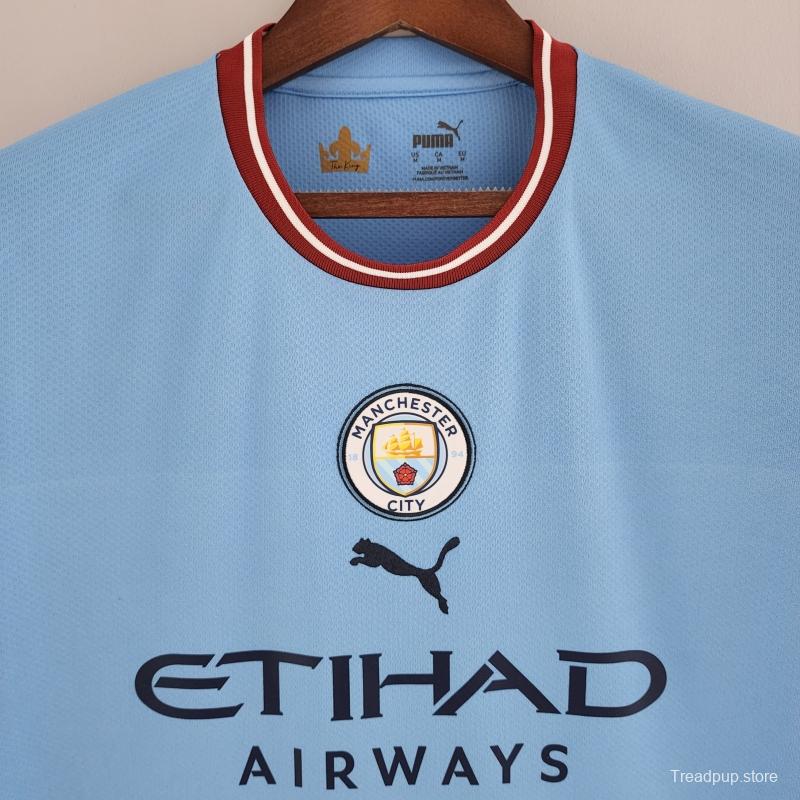 Retro 22/23 Manchester City Home Jersey