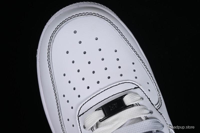 Nike Air Force 1 '07 Low Custom Anime Theme Gradient Brown Swoosh Casual Sneakers - FN0366-103