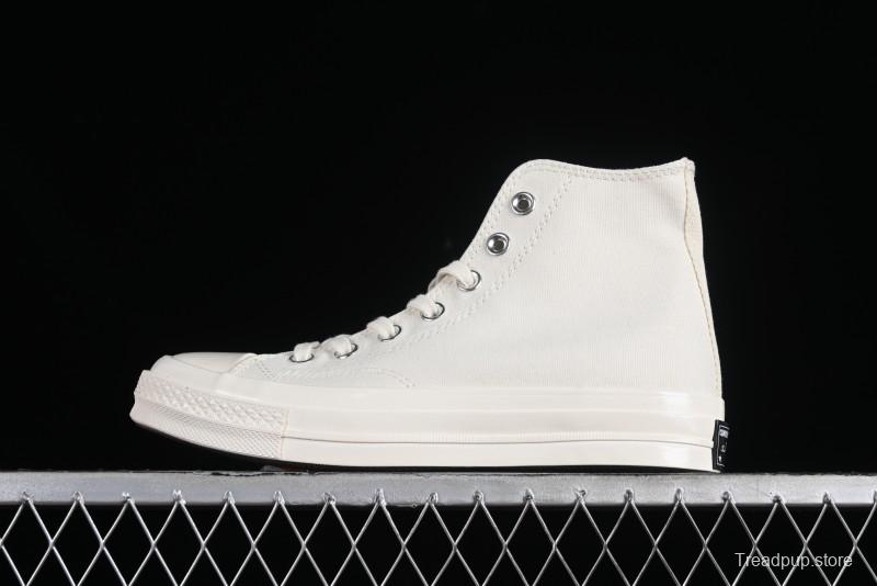 Converse Chuck 1970s Original Cream White High-Top Casual Canvas Shoes - 162210C