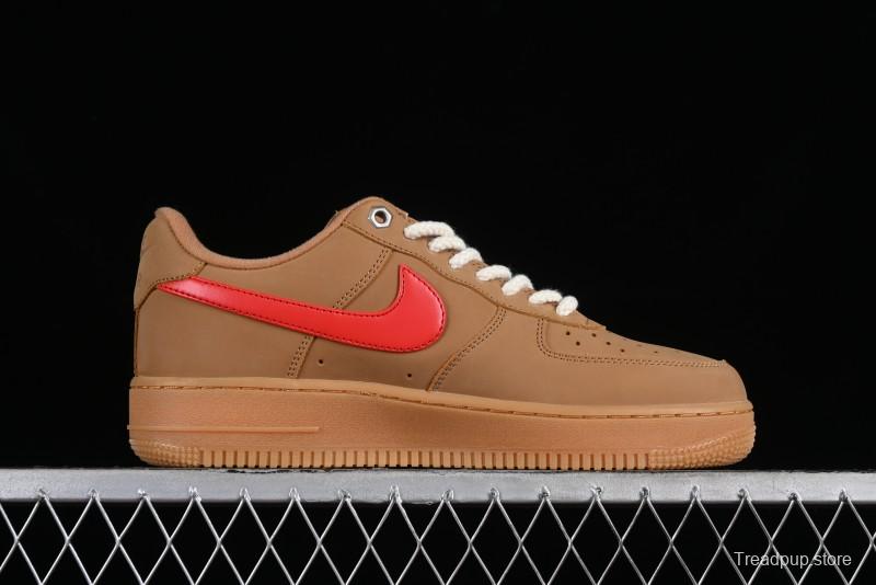 Nike Air Force 1 '07 Low Wheat Color Low-Top Sneakers - FZ7372-300