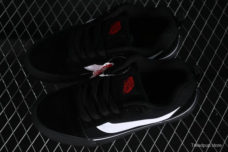 Vans Classics Knu Skool Retro Skate Shoes with Thickened Tongue and Oversized Toe - VN0009QCB9P