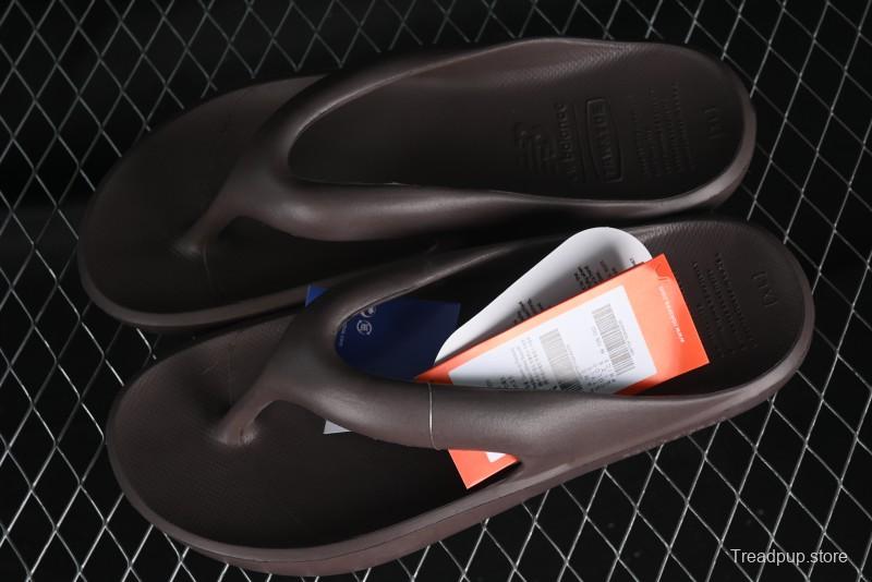 New Balance NB x TAW&TOE Co-branded Brown Ultra-Soft Cloud Cushion Beach Sandals Flip Flops - SD5601GMU