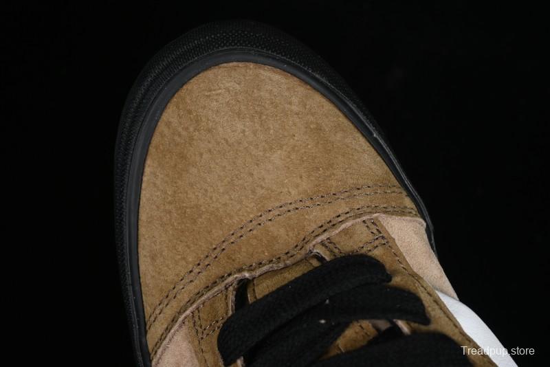 Vans Classics Knu Skool Retro Chunky Tongue Skate Shoes in Black/Brown - VN000CP6BXC