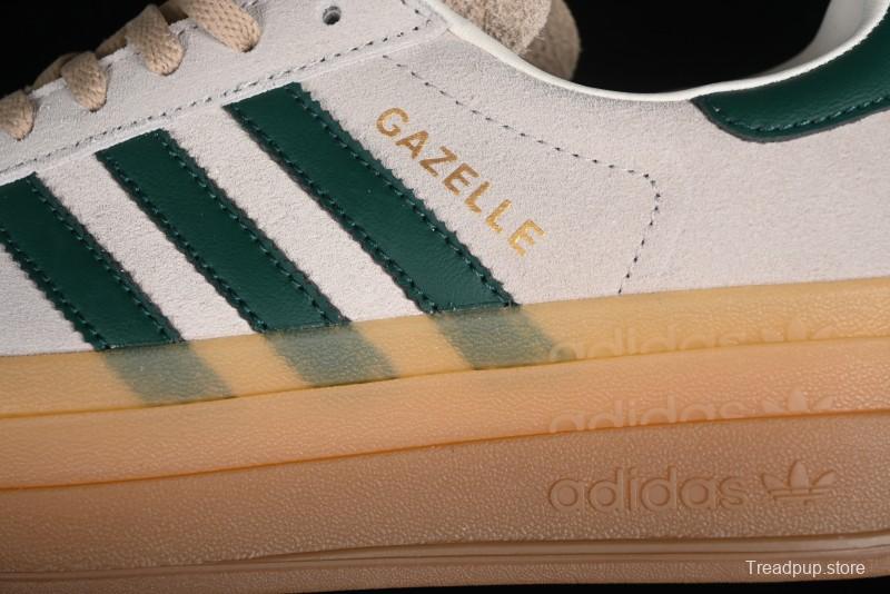 Adidas Originals Gazelle Bold ID7056 Low-Top Sneakers with Thick Sole for Casual Wear, Slip-Resistant and Durable - ID7056