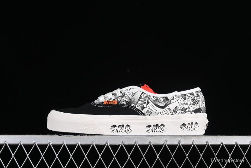 Vans Og Authentic Lx Low-Top Casual Skate Shoes - VN0A4BV9676