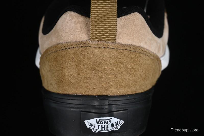 Vans Classics Knu Skool Retro Chunky Tongue Skate Shoes in Black/Brown - VN000CP6BXC