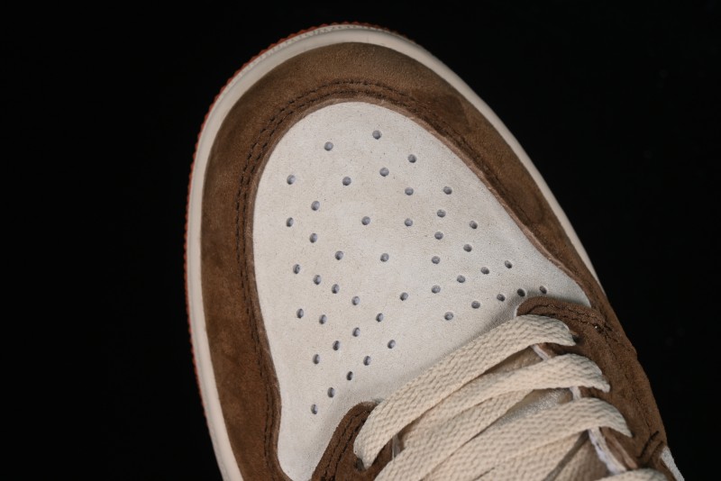 Nike Air Jordan 1 High OG Basketball Shoes in Dusted Clay & Dune Colorway - FQ2941-200