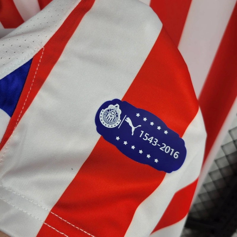Retro 16/17 Chivas Guadalajara 110-Years Anniversary Home Jersey
