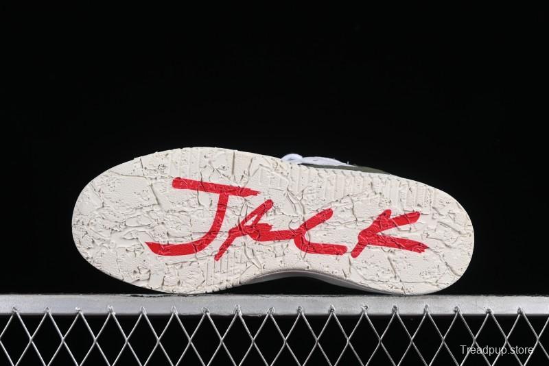 Nike Travis Scott x Jordan Cut The Check AJ1 Basketball Shoes with Velcro Strap - FZ8117-100