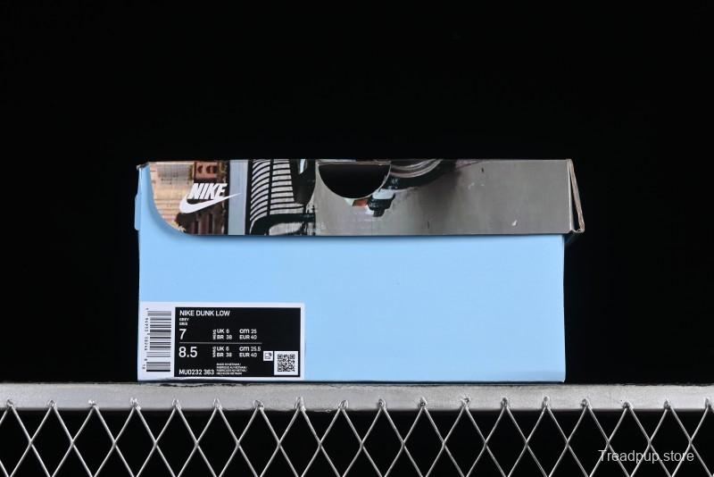 Nike SB Dunk Low Porsche Colorway Low-Top Casual Skateboarding Shoes - MU0232-363