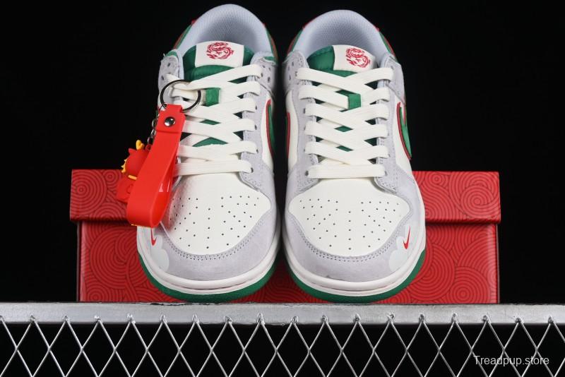 Nike SB Dunk Low Chinese New Year Limited - Azure Dragon Anniversary High-End Custom Low-Top Casual Skate Shoes - CR8033-505