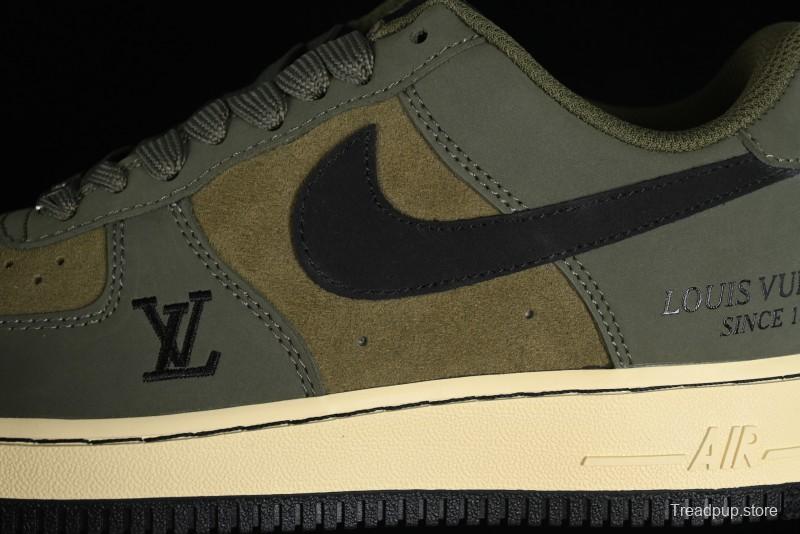 Nike Air Force 1 '07 Low LV Collaboration - Military Green Casual Sneakers - BA8806-223