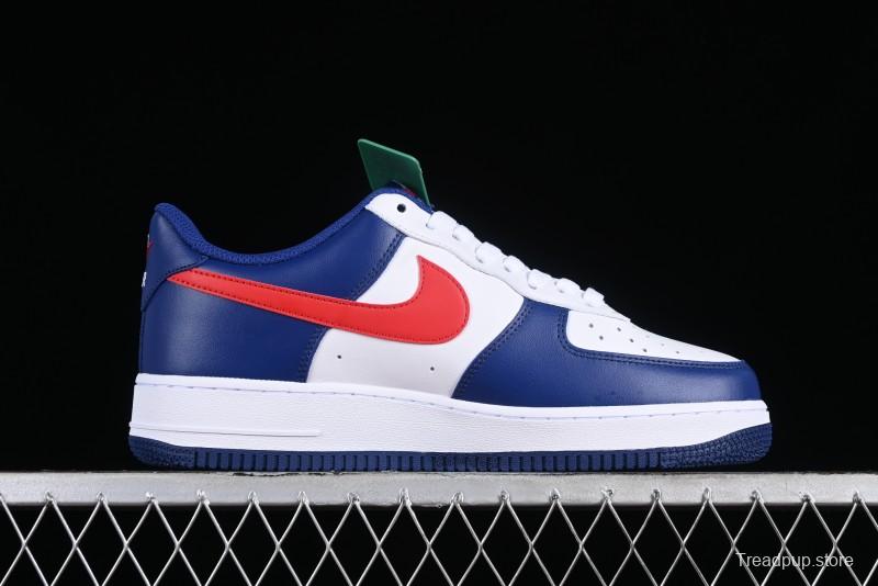 Nike Air Force 1 '07 Low White Blue Red Casual Shoes - CZ9164-100