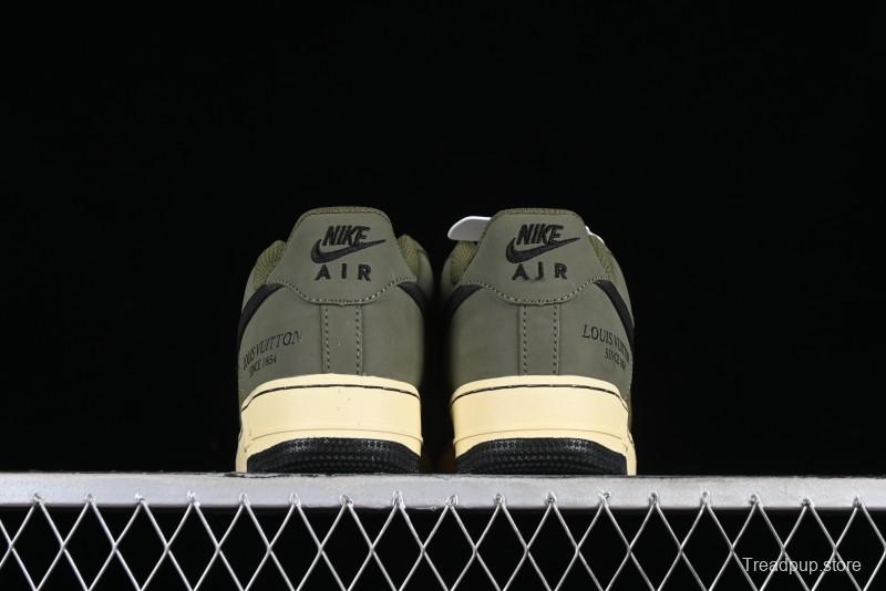 Nike Air Force 1 '07 Low LV Collaboration - Military Green Casual Sneakers - BA8806-223