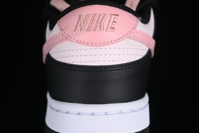 Nike Dunk Low Custom Deconstructed Strap Casual Sneakers in Black Pink - CW1590-100