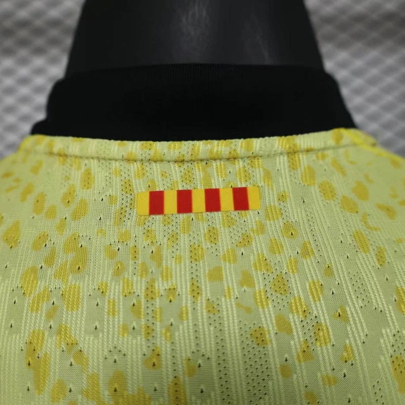 25/26 Player Version Barcelona Yellow 125Th Anniversary Jersey