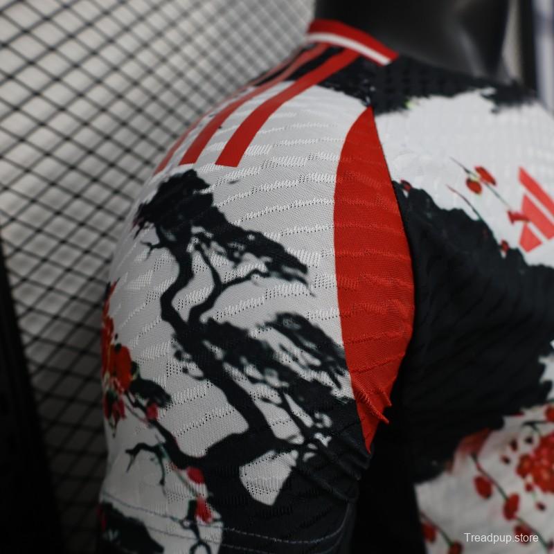 Player Version 25/26 Real Madrid Chinese Ink Painting Style Limited Edition Jersey with Emirates Sponsor