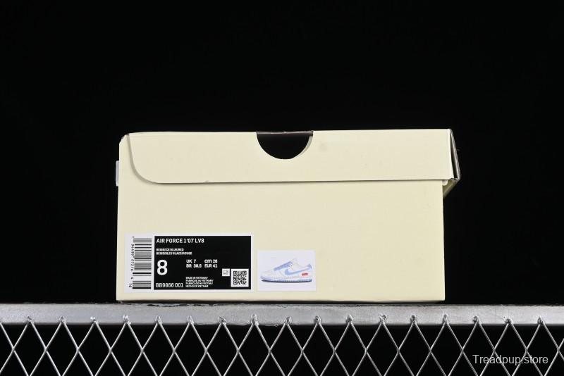 Nike Supreme x SB Dunk Low Stone Island Collaboration - Azure Starry Sky Anniversary High-End Custom Low-Top Casual Sneakers - BB9866-001