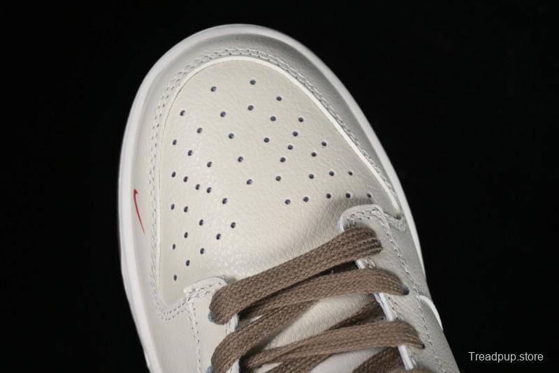 Nike Supreme x SB Dunk Low Collaboration - Military Green Anniversary High-End Custom Low-Top Casual Skate Shoes - XD1688-001