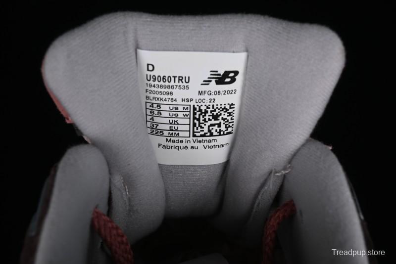 Joe Freshgoods New Balance NB9060 Collaborative Retro Casual Running Sneakers with ABZORB Cushioning - U9060TRU