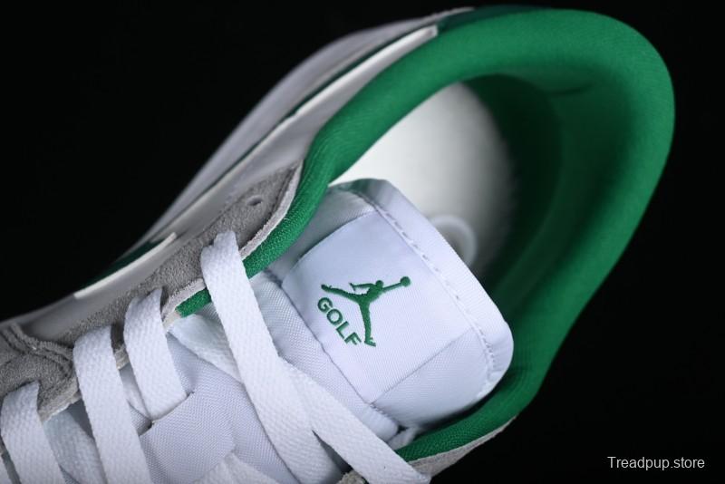 Nike Air Jordan 1 Low Golf Shoes Retro Grey White Green - DD9315-112