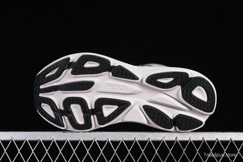 HOKA ONE ONE Bondi 8 Performance Cushioned Running Shoes with Engineered Mesh Upper - 1123202 SHMS