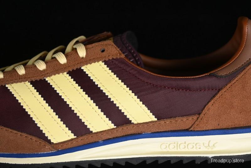 Adidas Originals SL 72 Retro Running Shoes with Nylon Upper and Suede Accents - IE3425