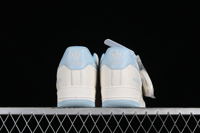 Nike Nocta x Nike Air Force 1 '07 Low Casual Sneakers with 3M Reflective Details and Full-Length Air Cushion - NO0224-026