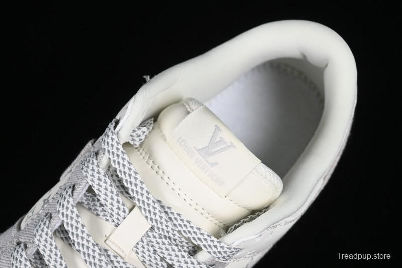 Nike SB Dunk Low LV Collaboration - Beige Denim Anniversary High-End Custom Low-Top Casual Skate Shoes - JH8310-947