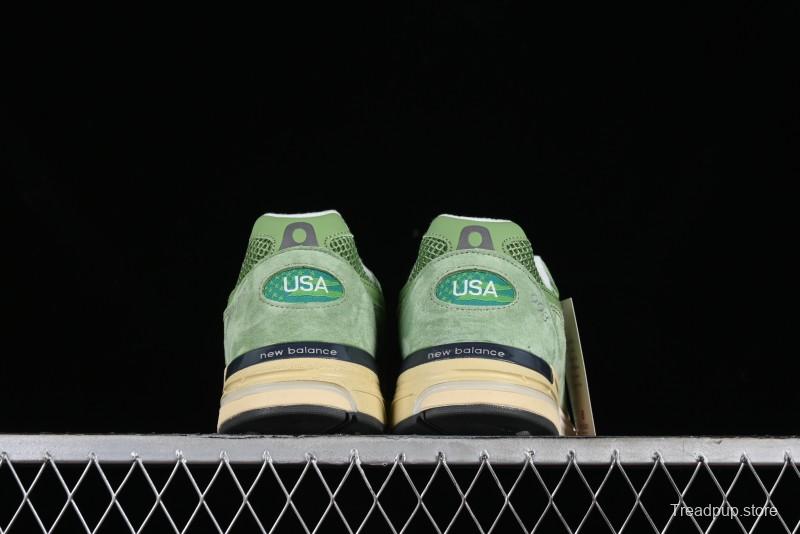 New Balance Made In USA M993 Series Classic Retro Running Shoes - U993WG