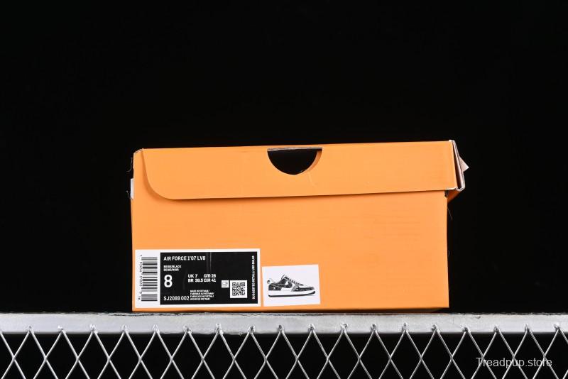 Nike Air Force 1 '07 Low LV Collaboration - Starry Night Black Low-Top Casual Sneakers - SJ2088-002
