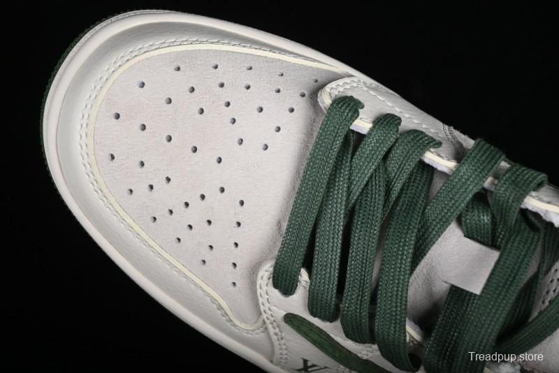 Nike Travis Scott x Fragment Design x Air Jordan 1 Low OG SP AJ1 LV Collaboration Sneakers - XY2688-102