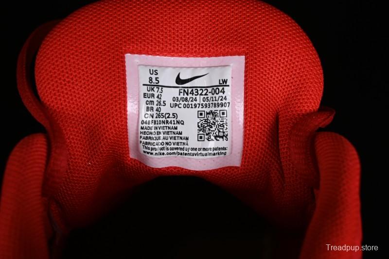 Nike Precision VII Low-Top Basketball Shoes with Shock Absorption Anti-Slip Wear-Resistant for Game Control - FN4322-004