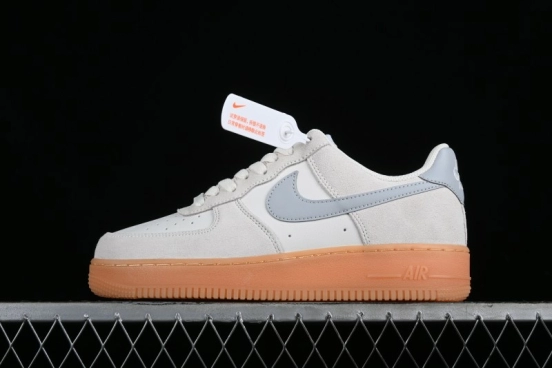 Nike Air Force 1 '07 Low Casual Sneakers with Full-Length Air Cushion - FQ8714-002