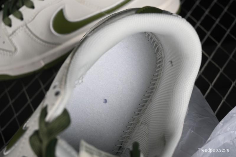Nike SB Dunk Low NOCTA Anniversary Customized Low-Top Casual Sneakers with White and Green Swoosh - DQ1098-388