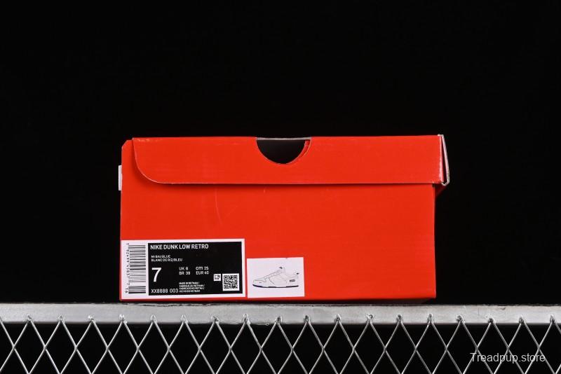 Nike SB Dunk Low Supreme Collaboration - Classic Beige Blue Anniversary High-End Custom Low-Top Casual Skate Shoes - XX8888-003