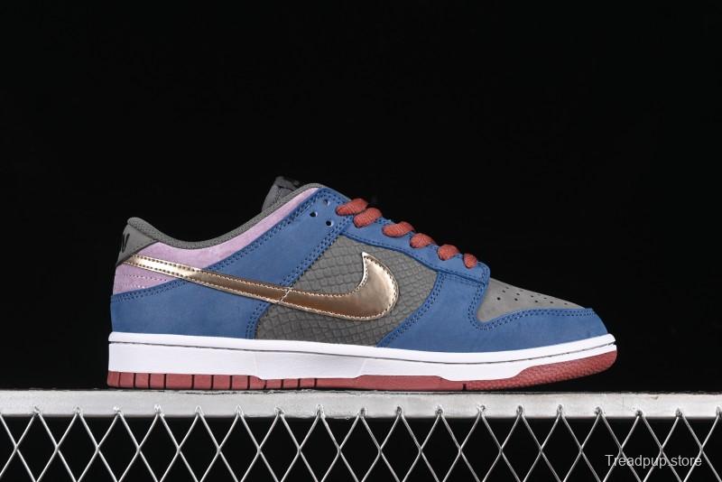 Nike Dunk Low Retro Deconstructed Casual Sneakers with Black Myth WuKong Theme - DV2433-109