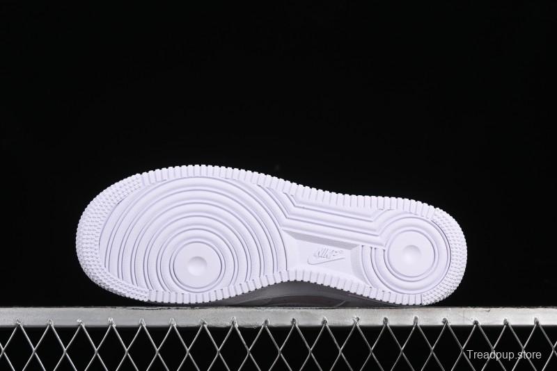 Nike Air Force 1 '07 Low Casual Sneakers with Anime-inspired White Pink Purple Spray Paint Design - CW2288-111