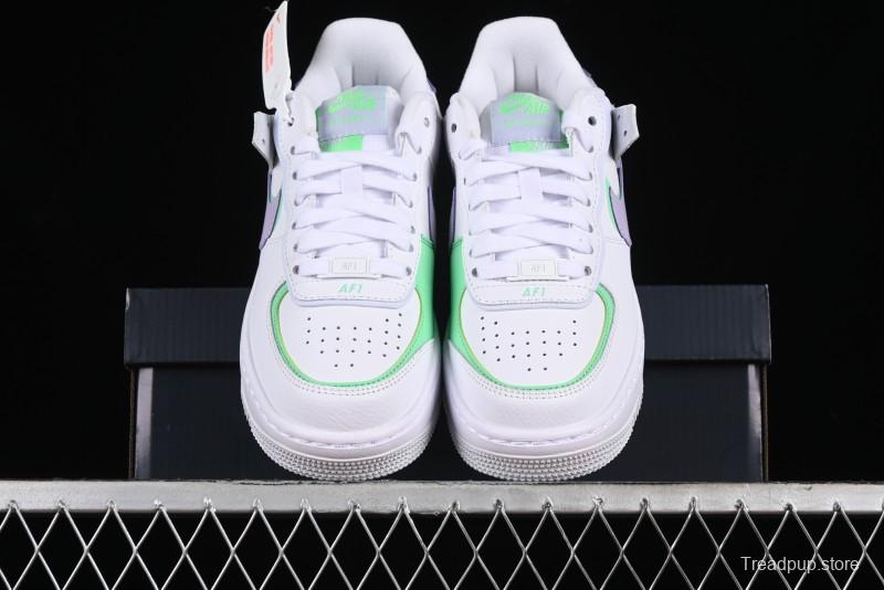 Nike Air Force 1 Shadow Low-Top Sneakers with Lightweight EVA Midsole and Anti-Slip RB Rubber Outsole - CU8591-103