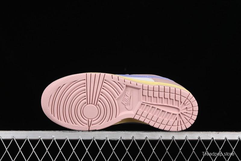 Nike Dunk Low SB Skateboarding Shoes in Macaron Colorway - DD1503-601