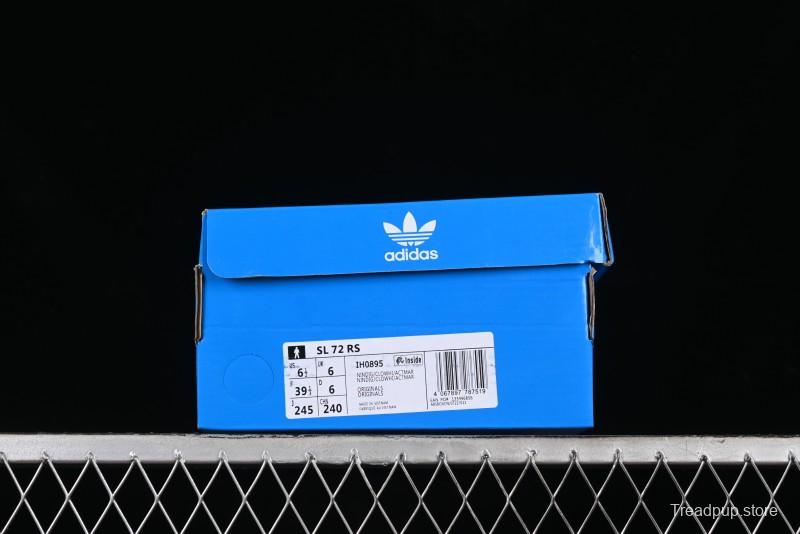 Adidas Originals SL 72 RS Retro Running Shoes with Nylon Upper and Suede Accents - IH0895