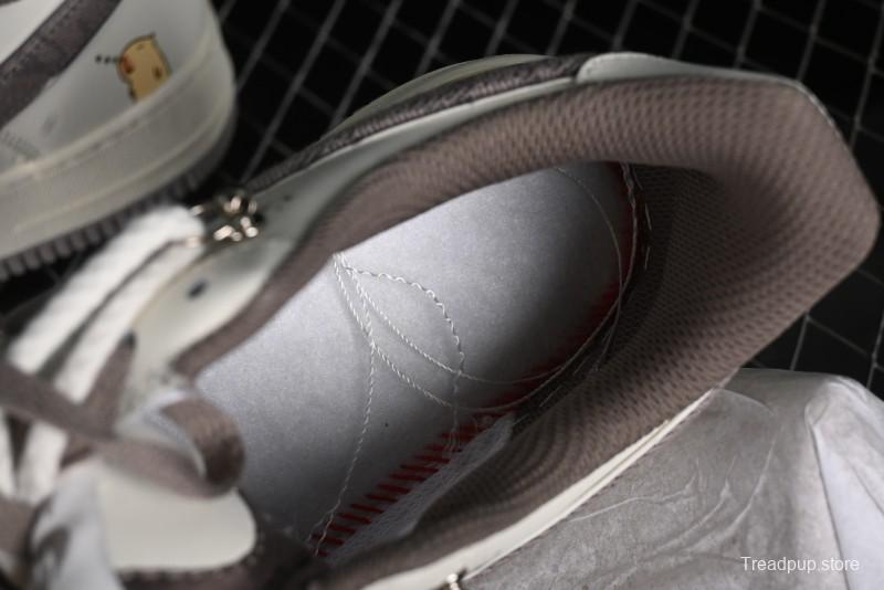 Nike Air Force 1 '07 Low x Capybara "Mona Lisa" Casual Lace-Up Sneakers - LV0506-990