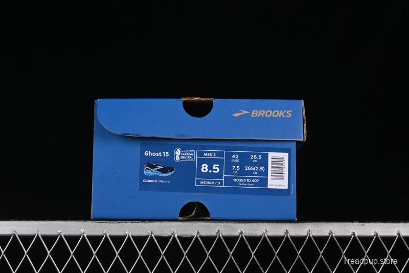 Brooks Ghost 15 Low-Cut Breathable Cushioned Support Running Shoes - 1103931D407