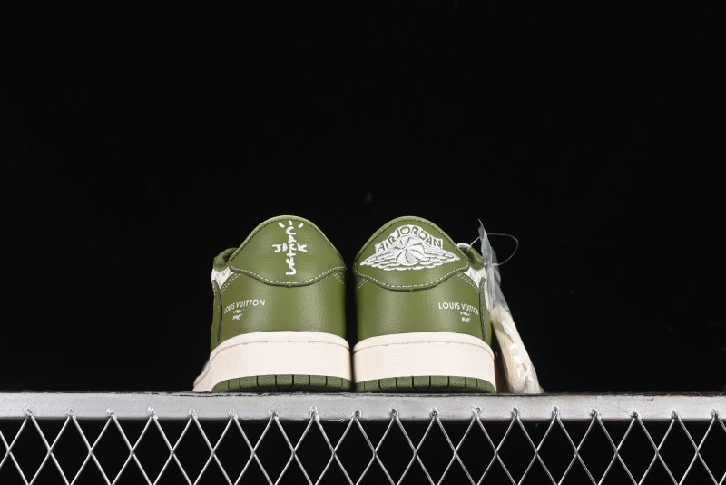 Nike Travis Scott x Fragment Design x Air Jordan 1 Low OG SP AJ1 LV Collaboration - LX1988-105