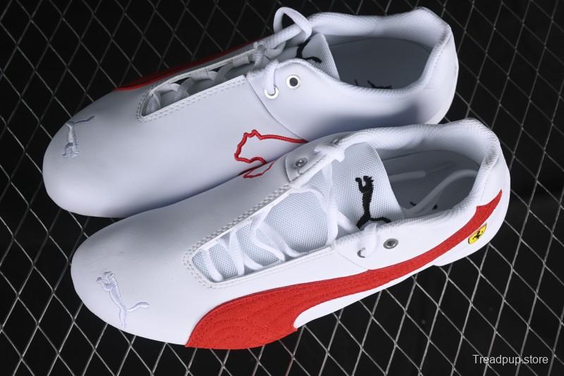 Puma Sparco Future Round Toe Lace-Up Leather Fabric Low-Top Lifestyle Casual Shoes - 308585-02