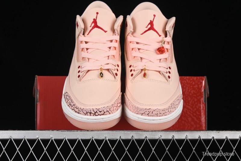 Nike Air Jordan 3 Retro Valentine's Day Limited Edition Sneakers - HJ0178-600