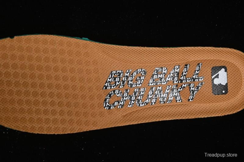 New York Yankees MLB Bigball Chunky Window Velvet Monogram Thick Sole Casual Running Shoes - 3ASHWVM4643BRS